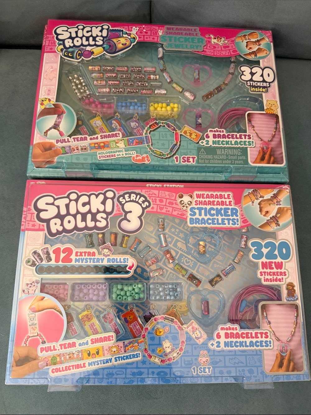 Sticki Rolls 320 stickers inside each kit